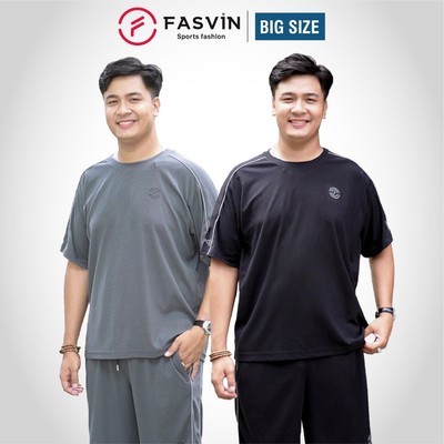 Bộ quần áo nam BIG SIZE FASVIN từ 80 đến 140 kg chất thể thao bền đẹp AT25206.1