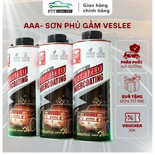 [Xả Kho] Sơn Phủ Gầm Ô Tô Veslee 1000ml – Chống Ồn, Chống Rỉ, Chống Đá Văng Cao Cấp – Ptt Garaviet