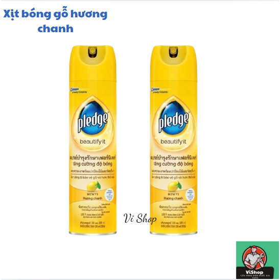 Xịt Bóng Gỗ Hương Chanh 330ml PLEDGE