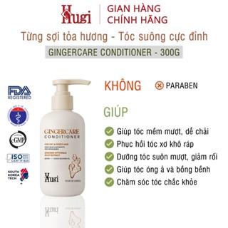 [HuGi] Dầu Xả Thảo Dược Gừng Bưởi Phục Hồi Tóc Yếu Khô Xơ Chẻ Ngọn Do Dùng Hoá Chất & Nhiệt 300g