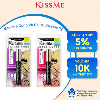 Mascara Không Lem Trôi, Giúp Nâng Cong Và Làm Dài Mi Kissme Mascara Long Up WP 6g