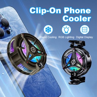  Sò Lạnh TL07,Quạt Tản Nhiệt Điện Thoại Led Gaming  Nam Châm Hít Làm Lạnh Cực Sâu,Có Kẹp Gắn Sau ĐT Tiện Dụng 