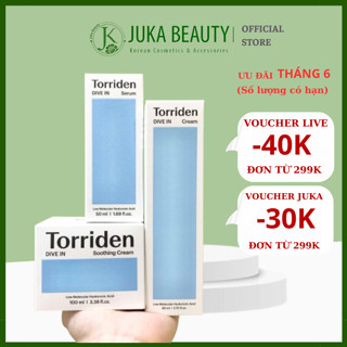 (#) Tinh chất / Kem dưỡng Torriden DIVE IN Serum/ Hyaluronic Acid Cream/ Soothing Cream