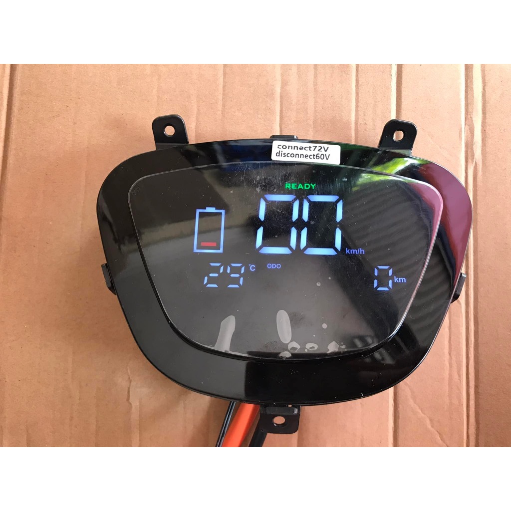 Đồng hồ xe điện vespa jvc, yadea odora hiện thị đầy đủ thông số