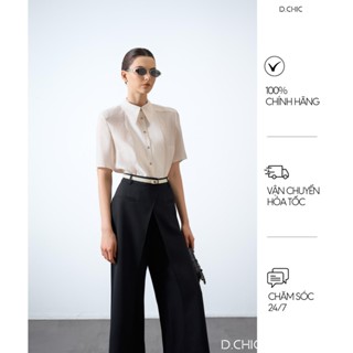 D.CHIC Áo Sơ mi cộc tay cổ đức MS: 1813027