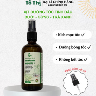 Xịt tinh dầu bưởi Coconut Bến Tre kích mọc tóc con giúp tóc nhanh dài 100ml