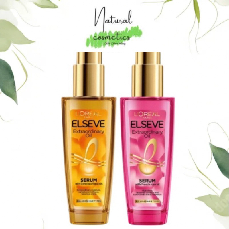 [Auth] Dầu Dưỡng Tóc Loreal Hoa Tự Nhiên tinh chất dưỡng tóc L'Oreal Elseve Extraodinary Oil