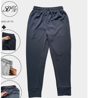 Quần dài [ big size  40-102kg] vải poly 2 da dày dặn cao cấp , ảnh chụp 100% thực tế - xám , đen , xám trắng