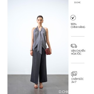 D.CHIC Áo không tay cổ thắt nơ MS: 1813010