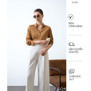 D.CHIC Áo sơ mi dài tay cổ tim MS: 1812818