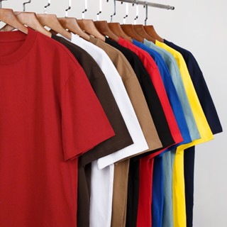 Áo thun trơn Unisex Delfinus Basic Tee phông trơn nam nữ tay lỡ oversize form rộng 6 màu MS005