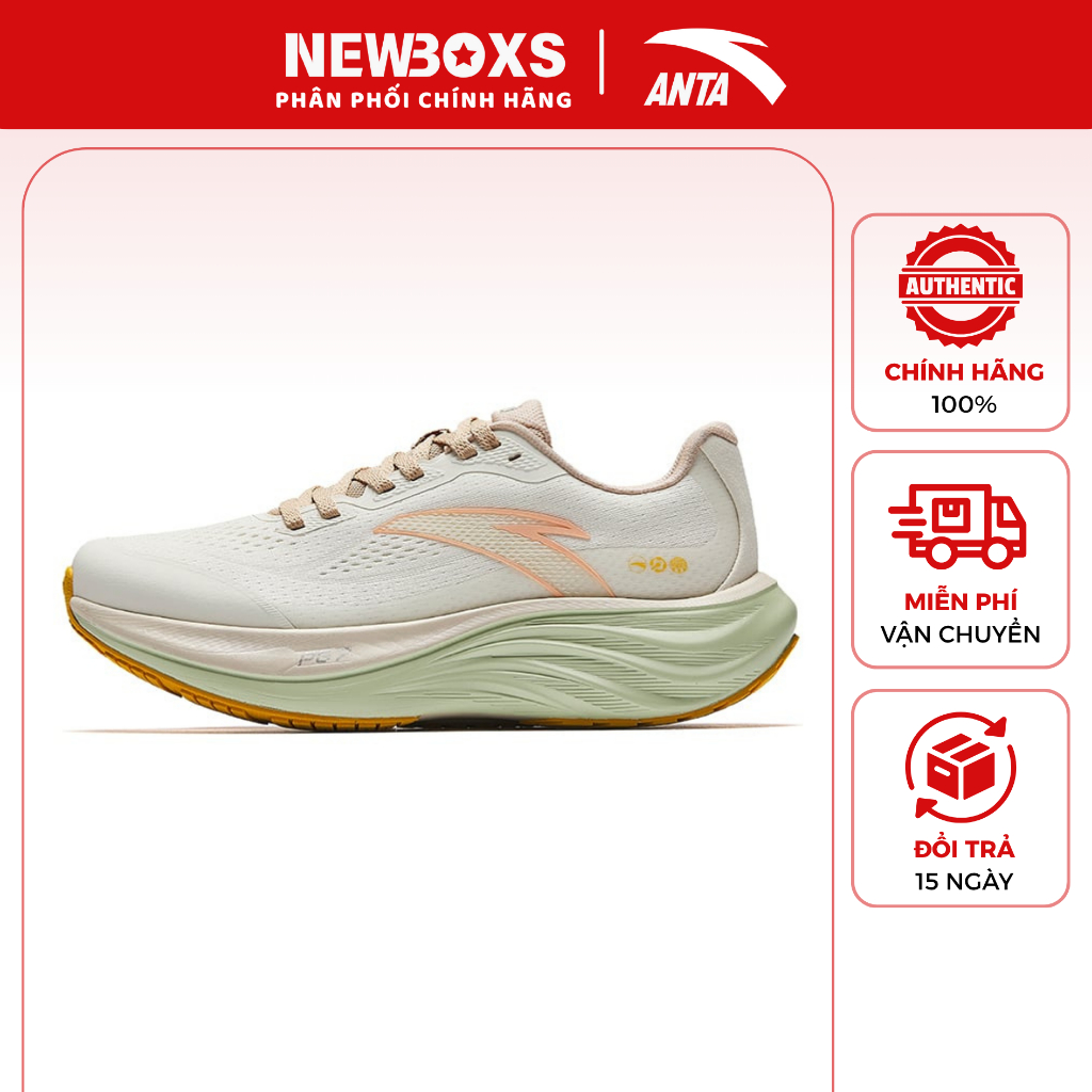 Giầy Chạy Thể Thao Nữ PG7 Travel 1.5 ANTA 1225A5508-8, Anta Chính Hãng, Nhẹ Êm,Thoáng Khí, Trẻ Trung