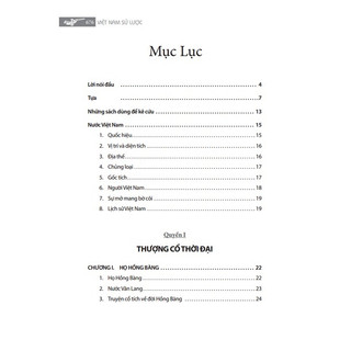 Sách - Việt Nam sử lược (bìa cứng)