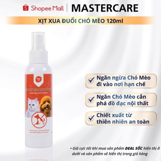 Xịt Xua Đuổi Chó Mèo Ngăn Ngừa Đi Vệ Sinh Sai Chỗ, Cắn Đồ Đạc Sofa Bới Túi Rác Thải MASTERCARE 120ml