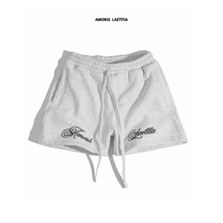 Quần Short Nỉ Bông Unisex 350gsm AMORIS LAETITIA " SAL " GREY PEPPER