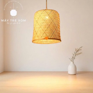 Đèn tre, đèn thả trần trang trí decor