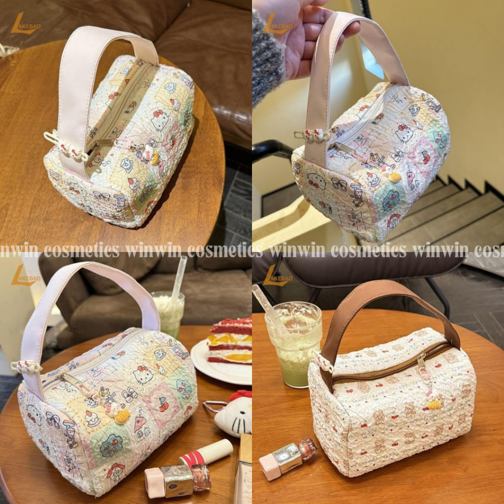 Túi Đựng Mỹ Phẫm Nữ Dễ Thương Đựng Đồ Trang Điểm Makeup Đa Năng Tiện Lợi Cầm Tay TXN06