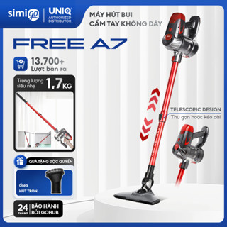 Máy hút bụi cầm tay không dây UNIQ Free A7 hút bụi giường nệm gia đình đa năng cây hút bụi ô tô ghế sofa