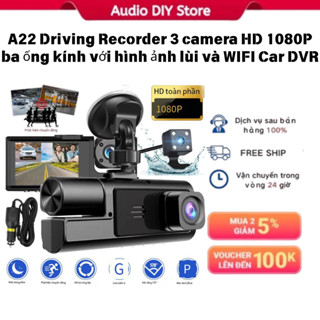 Camera hành trình ô tô X10 màn gương lớn trước 2K sau full HD kết nối điện thoại hỗ trợ quay đêm nét