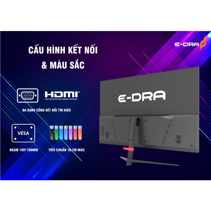 Màn hình Edra EGM 22 - 24 inch 100Hz 120hz 144Hz IPS FullHD mỏng nhẹ cực đẹp - BH 24th c/hãng | BigBuy360 - bigbuy360.vn