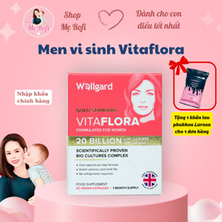 Thực phẩm hỗ trợ sức khoẻ Men vi sinh phụ khoa Vitaflora Anh Quốc - Mẹ Rofi ( Nhập khẩu date 3 /27)