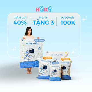 Túi hút chân không HOKO đựng và bảo quản quần áo,chăn màn mền dày dặn cho vào vali khi đi du lịch