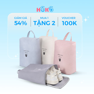 Túi đựng giày dép cao cấp có quai xách HOKO vali đựng giày có quai gắn vali du lịch chống thấm nước tiện dụng