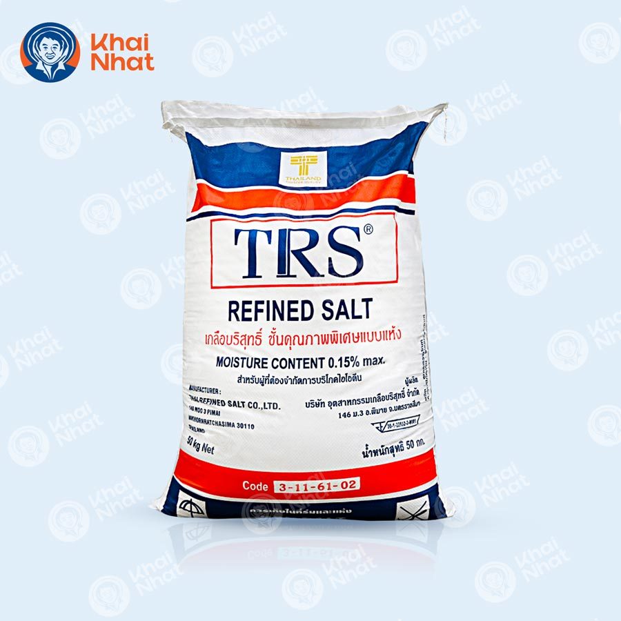 Muối tinh khiết NaCl 99.9% Thái Lan (Natri Clorua), muối Thái, muối ăn siêu mịn làm mỹ phẩm, dược ph