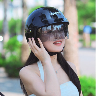 Mũ bảo hiểm nửa đầu XPEED IS-2V có kính âm - Chính hãng HJC