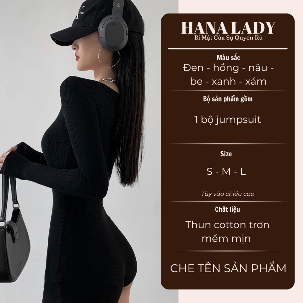 Jumpsuit Đùi Thể Thao Năng Động, Đi Biển, Đi Chơi - Bodysuit Dài Tay Thun Trơn Mềm Mịn Tôn Dáng BTG06 | BigBuy360 - bigbuy360.vn