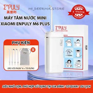 (BẢN QUỐC TẾ 4 ĐẦU TĂM) Máy tăm nước XiaomiEnpuly cầm tay bản mới nhất chống nước IPX8 máy tăm nước M6 Plus