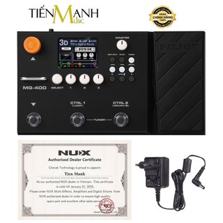 [Chính Hãng] Phơ Bàn Nux MG400 - Bàn Đạp Hiệu Ứng Âm Thanh - Fuzz Multi Effects Pedals MG-400