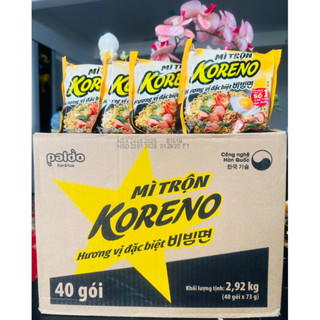 THÙNG 40 x73G GÓI MÌ TRỘN HƯƠNG VỊ ĐẶC BIỆT - KOREN ( Vỏ Vàng -Đỏ -Cam )