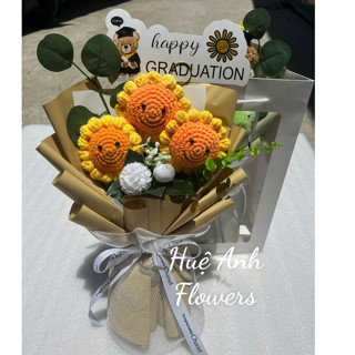 BÓ HOA LEN HƯỚNG DƯƠNG MẶT CƯỜI