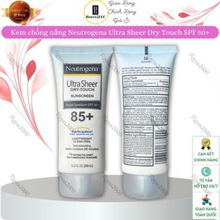   Đủ bill  Kem chống nắng Neutrogena Ultra Sheer Face & Body Dry Touch Sunscreen Lotion SPF50 88ml 