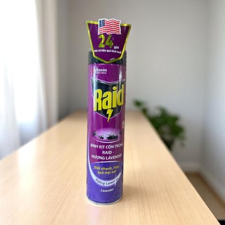 Bình xịt côn trùng, xịt muỗi Raid 520ml (3 mùi chính hãng)
