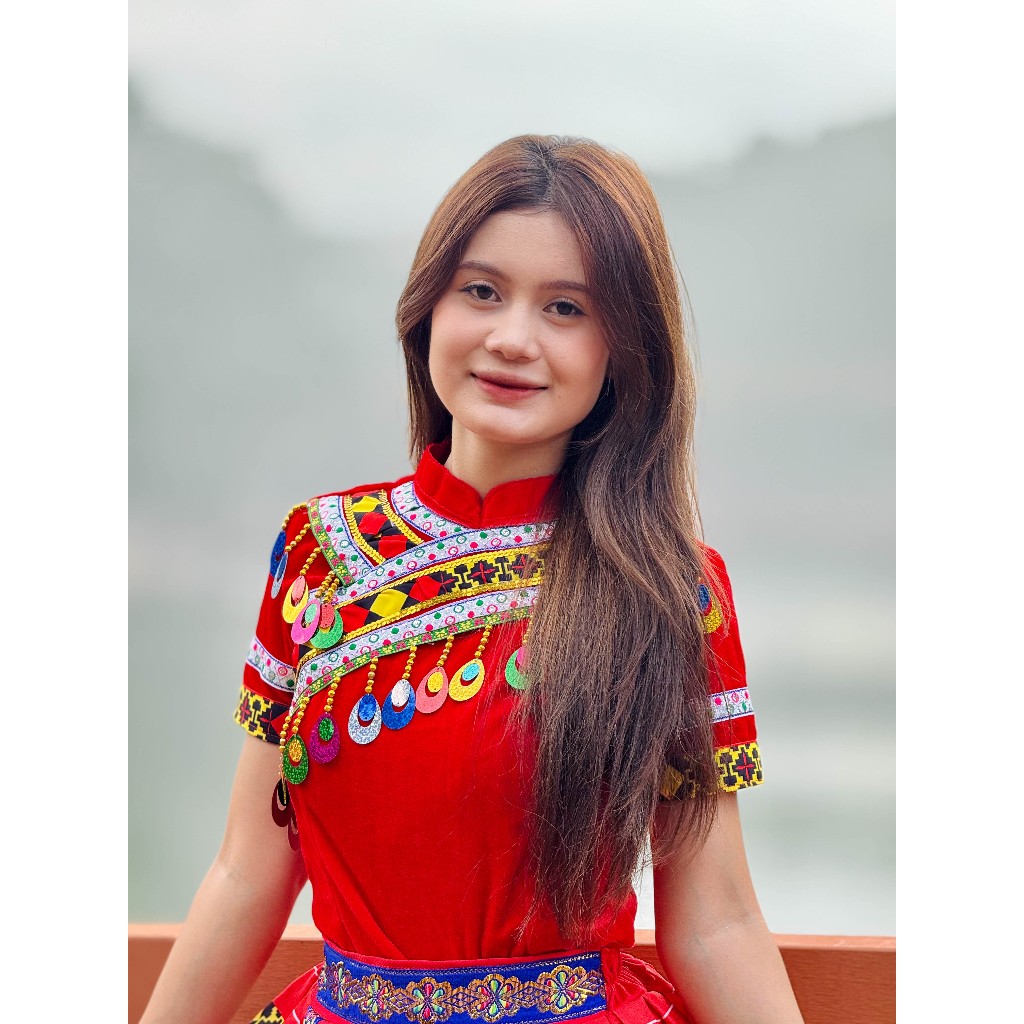 Bộ Trang Phục Thổ Cẩm Nữ H'Mông - H'Mông Nữ 7 - Trang Phục Biểu Diễn Xuân Hằng