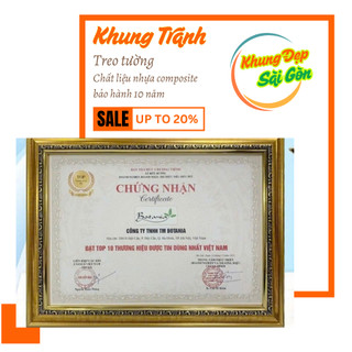 Khung ảnh treo tường A4 21x30cm mặt mica hoặc kính composite cao cấp bền đẹp