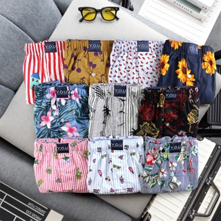 (Có Túi) Quần Đùi Họa Tiết Nam Chất KATE Cotton 100% Mềm Thoải Mãi Size 45-95kg.