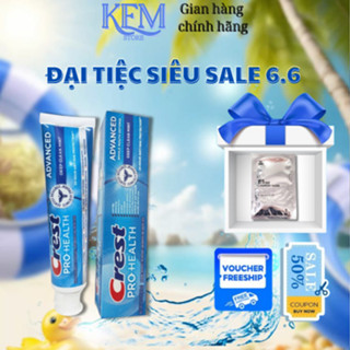 Kem Đánh Răng Siêu Trắng Toàn Diện Crest Pro-Health Advanced Whitening Mỹ - 164g [ Mẫu Mới ]