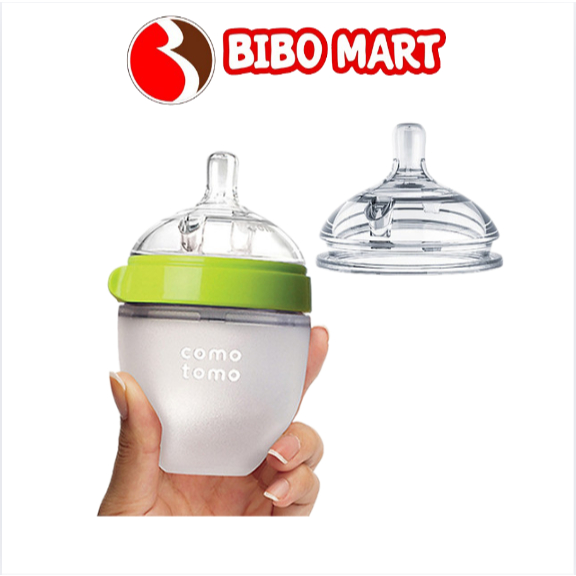 Núm Ti Bình Sữa Comotomo Silicon Cao Cấp - TÁCH LẺ NÚM