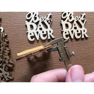 [Gói 1/3/5 cái] chữ gỗ BEST DAY EVER [trang trí thiệp, scrapbook, sổ tay]
