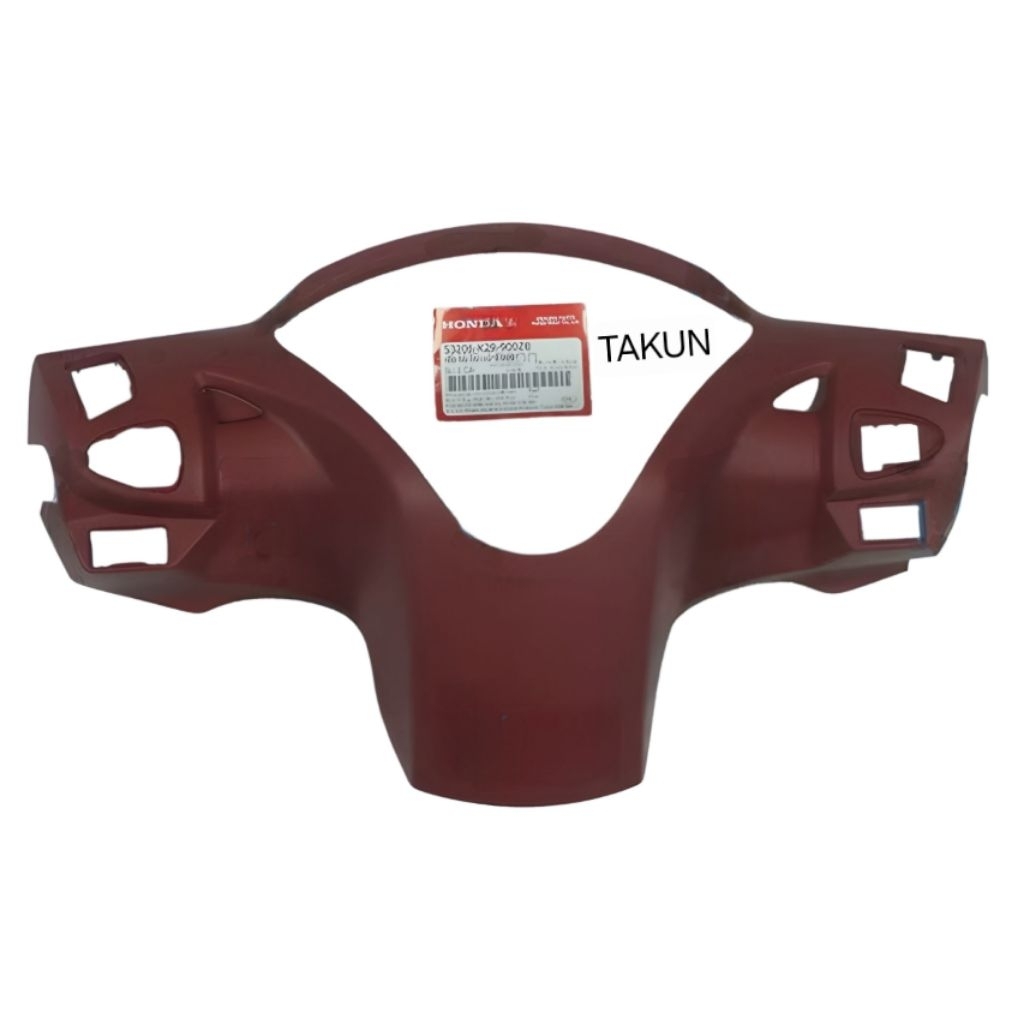 Nhựa ốp vỏ đầu, bợ cổ gáy SH MODE 2013... đỏ đô zin 53206-K29-960ZD