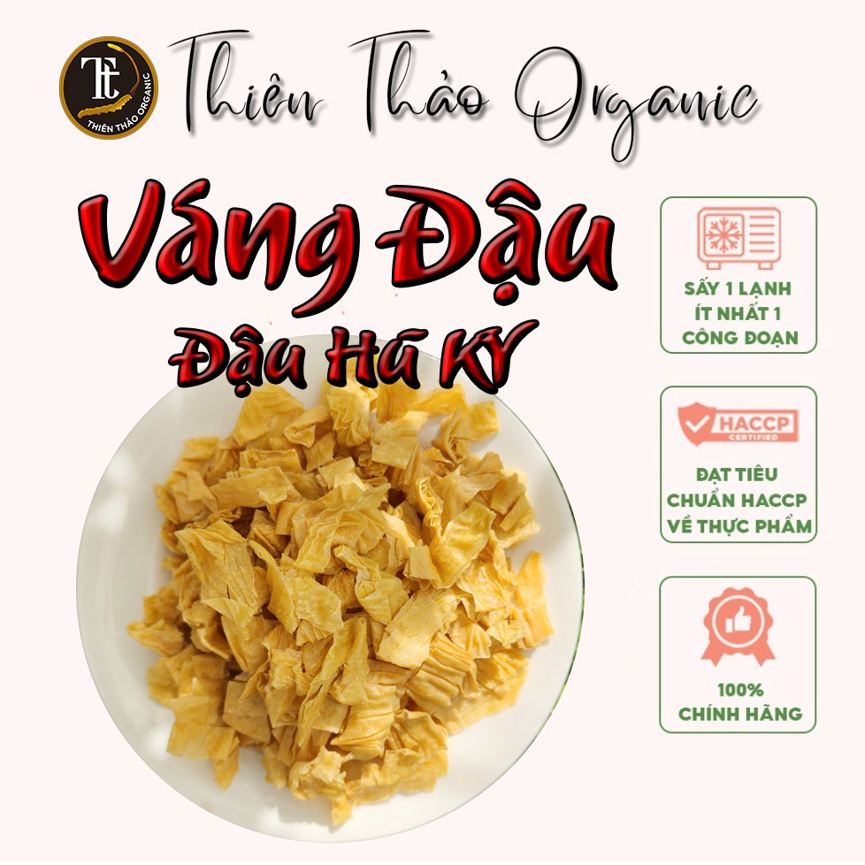 500gr Váng đậu - đậu hũ ky - phù trúc làm thủ công, thái nhỏ, rễ chế biến an toàn thực phẩm Thiên thảo Organic