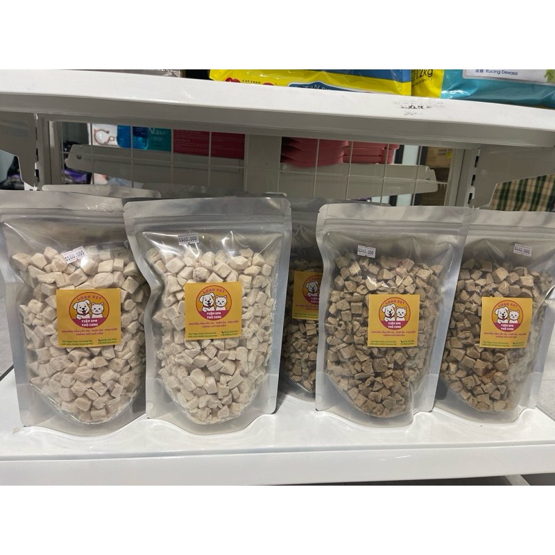 Gà viên sấy/ gan sấy cho chó mèo