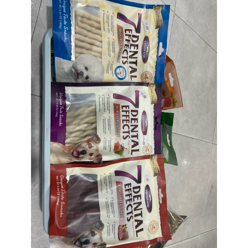 xương 7 dental cho chó gặm dạng xoắn