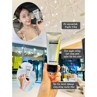 Kem chống nắng moosepro+DAILY UV DEFENSE SUN CREAM 50ml hạn dùng 2027 nâng tông sáng da tự nhiên_ chống nắng moose