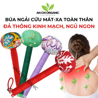 [SIZE LỚN] Búa Ngải Cứu Thảo Dược, Gậy Massage Đấm Lưng Cổ Vai Gáy Đả Thông Kinh Mạch Thư Giãn Ngủ Ngon An Chi Organic