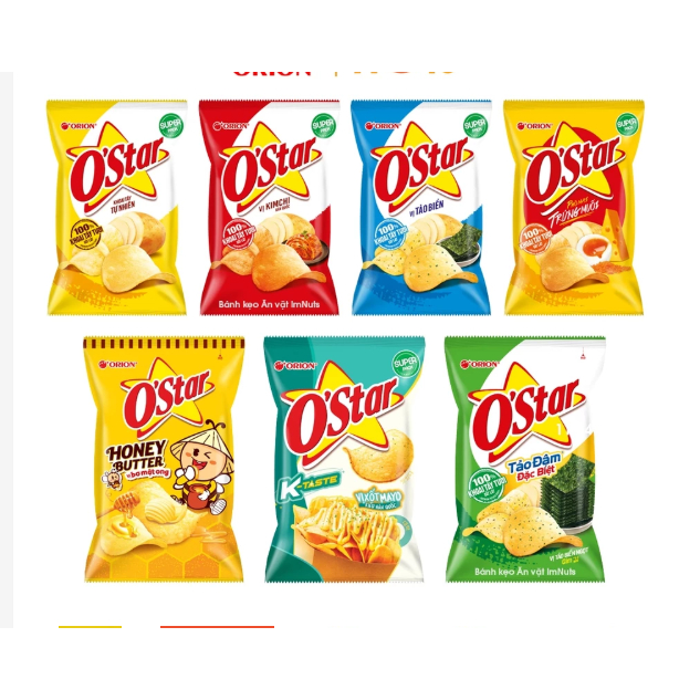 Bánh Snack khoai tây O'star Orion