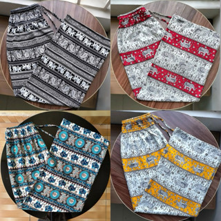 Quần lanh dài thổ cẩm ống suông chất đẹp (Bigsize 40-70kg, ĐƯỢC CHỌN MẪU)